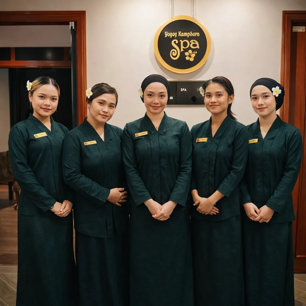 Yoyoy Kamphora Spa Kuala Lumpur certified spa therapists team