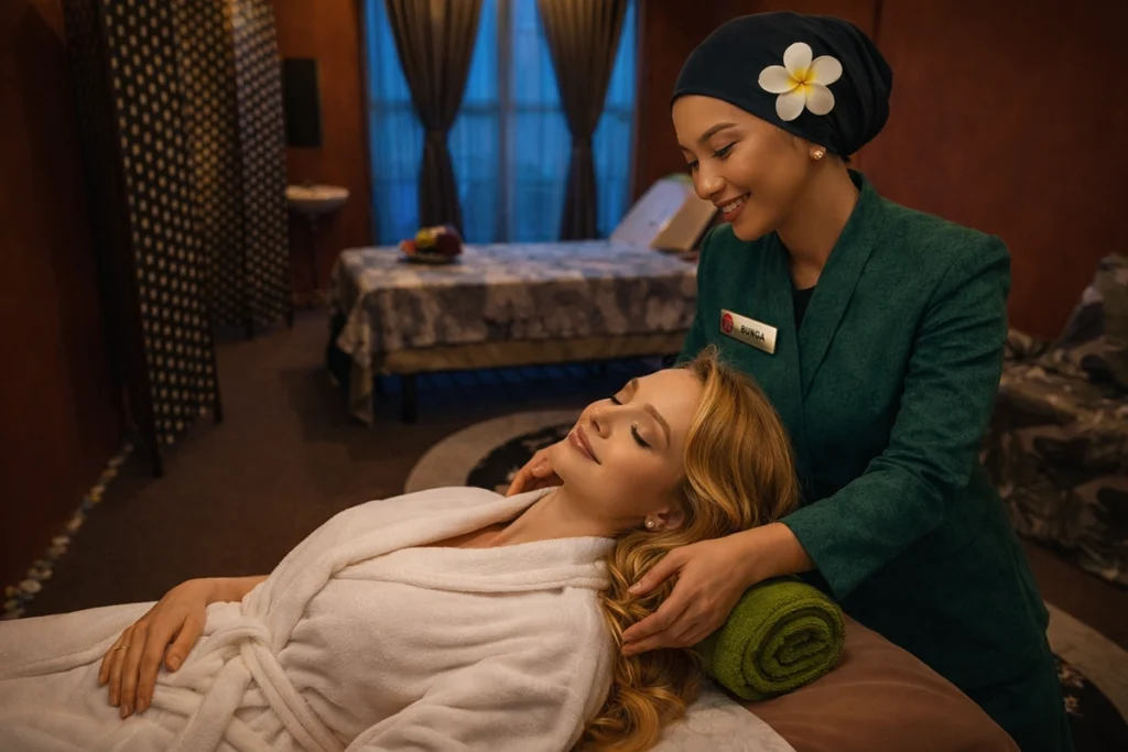 Authentic Massage Scene