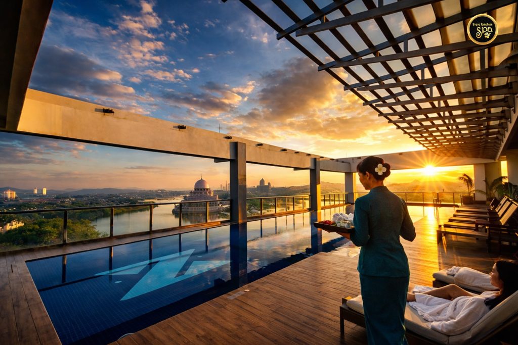 Yoyoy Kamphora Spa Zenith Hotel Putrajaya Spa in the Sky hotel spa ambience