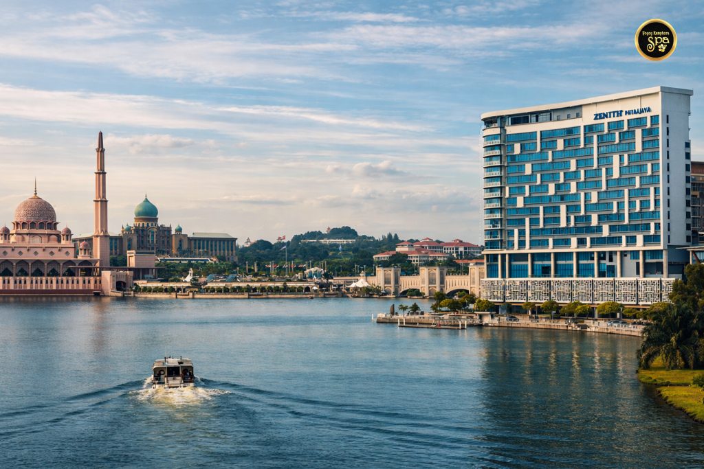 Zenith Hotel Putrajaya with lake view and iconic Putrajaya mosque skyline